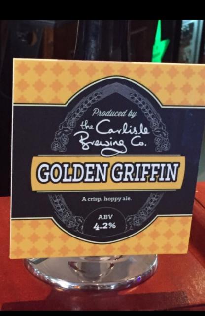 Golden Griffin 4.2%, Carlisle Brewing Company, England
