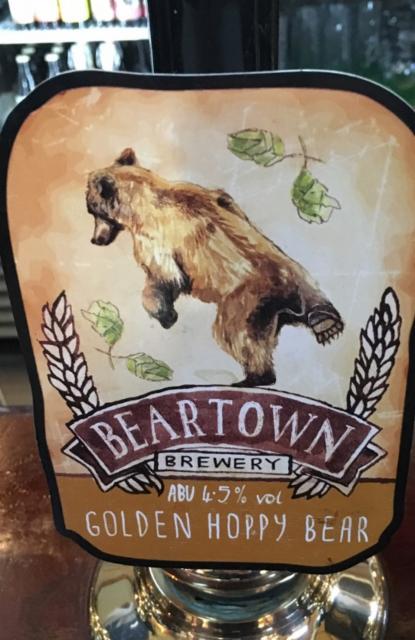 Golden Hoppy Bear 4.5%, Beartown Brewery, England