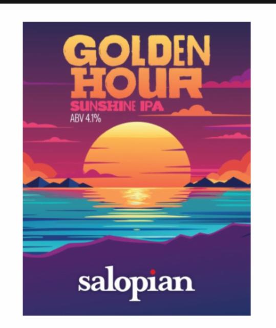 Golden Hour 4.1%, Salopian Brewery, England