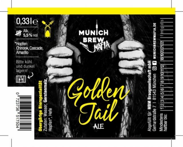 Golden Jail Ale 5.5%, Munich Brew Mafia, Germany