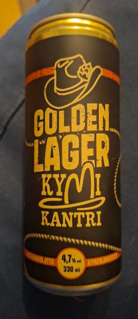 Golden Lager Kymi Kantri 4.7%, Kouvolan Juomatehdas, Finland