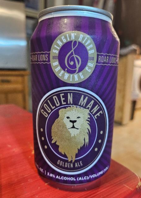 Golden Mane 3.8%, Singin' River Brewing Company, United States