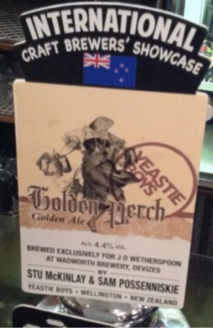 Golden Perch 4.4%, Yeastie Boys, New Zealand