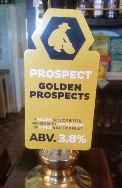 Golden Prospects 3.8%, Prospect Brewery, England