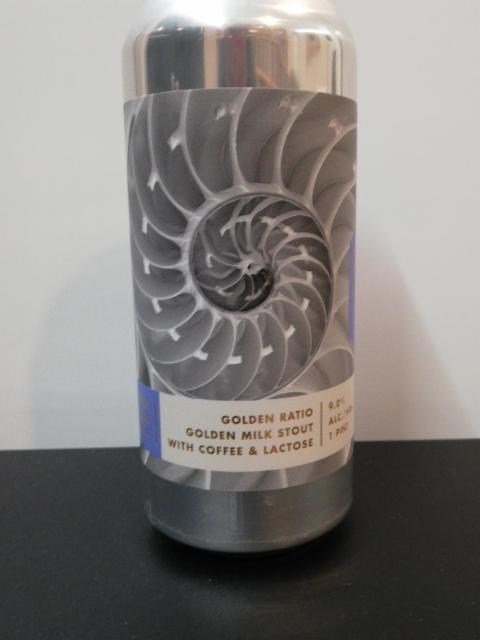 Golden Ratio Golden Milk Stout 9.0%, Bottle Logic Brewing, United States