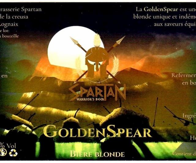 Golden Spear 6.0%, Brasserie Spartan [Closed], France