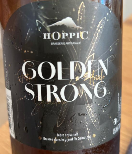 Golden Strong 8.0%, Brasserie Artisanale Hoppic, France