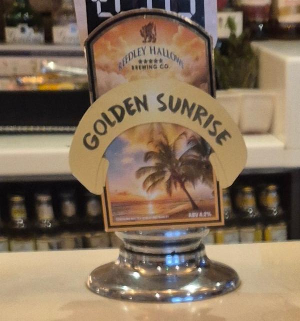 Golden Sunrise 4.2%, Reedley Hallows Brewing Company, England