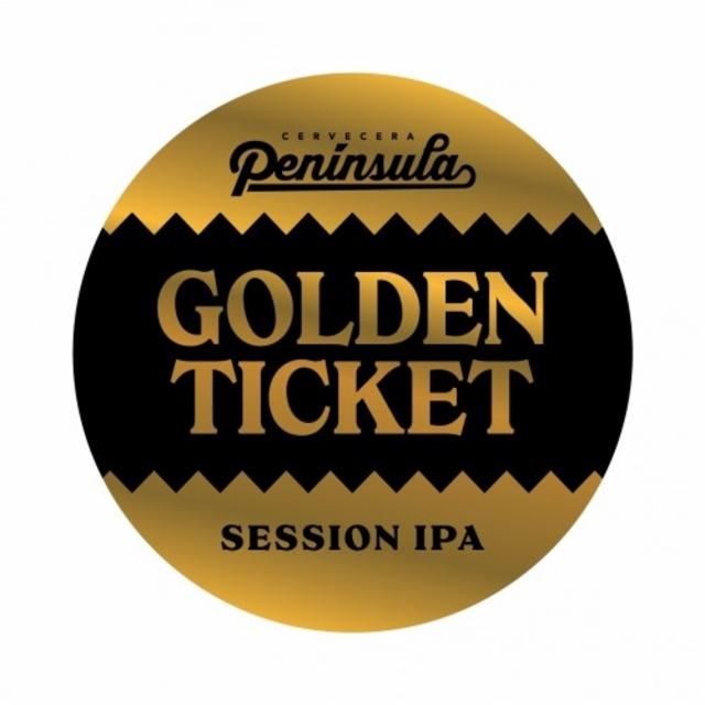 Golden Ticket 4.2%, Cervecera Península, Spain