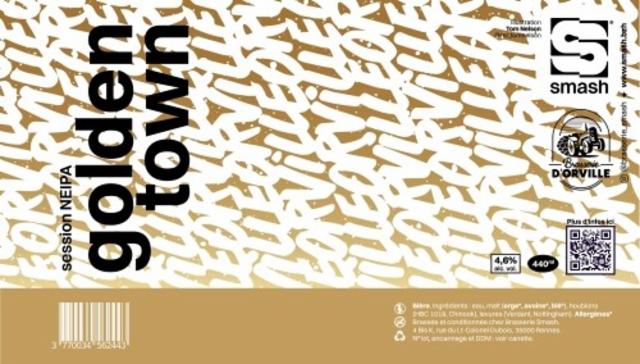 Golden Town 4.7%, Brasserie D'Orville, France