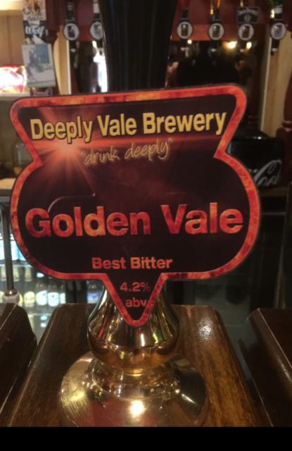 Golden Vale 4.2%, Deeply Vale Brewery, England