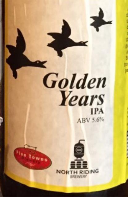 Golden Years 5.6%, Five Towns Brewery, England