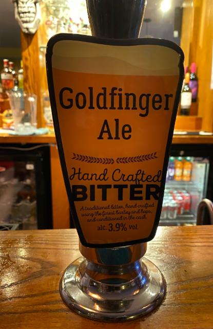 Goldfinger Ale 3.9%, Greene King, England