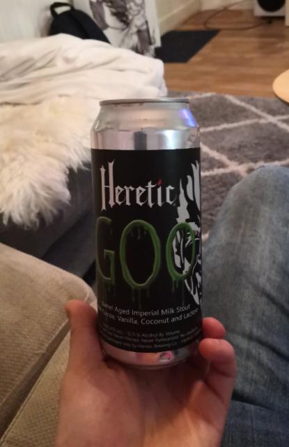 GOO 12.0%, Heretic Brewing Company, United States