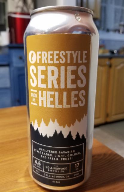 Good as Helles 4.8%, The Collingwood Brewery, Canada