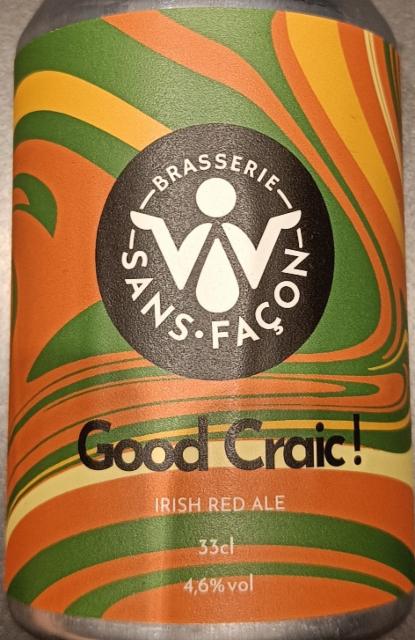 Good Craic ! 4.6%, Brasserie Sans Façon, France