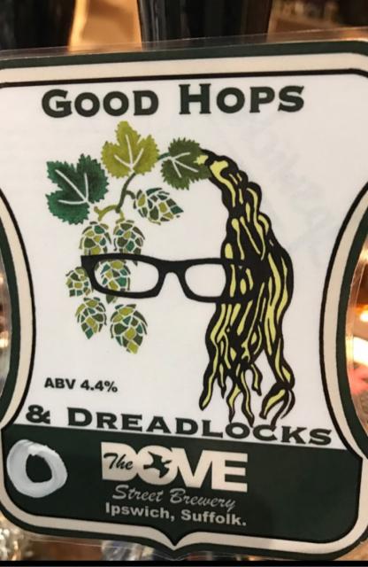 Good Hops & Dreadlocks 4.4%, The Dove Street Brewery, England