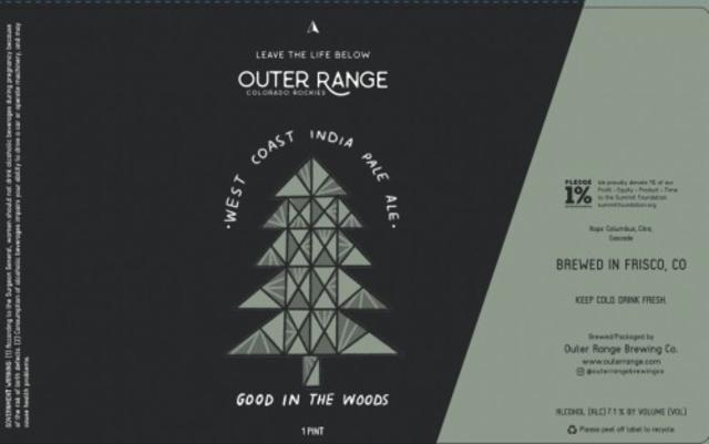 Good In The Woods 7.1%, Outer Range Brewing Co., United States