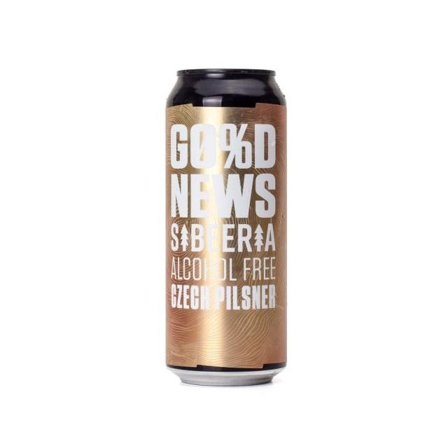 Good News Alcohol Free Czech Pilsner, Sibeeria