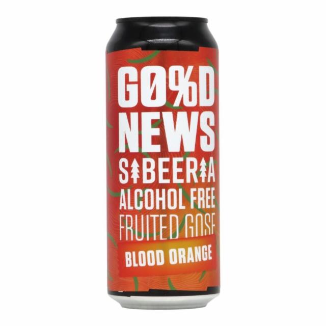 Good News Alcohol Free Fruited Gose Bood Orange 0.5%, Sibeeria, Czech Republic