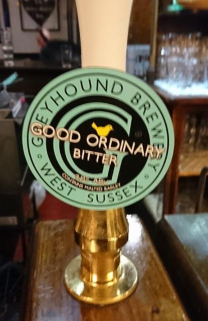 Good Ordinary Bitter 3.8%, Greyhound Brewery, England