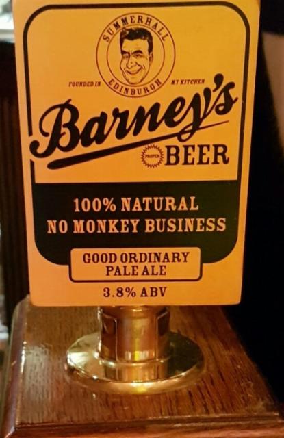 Good Ordinary Pale Ale 3.8%, Barney's Beer, Scotland