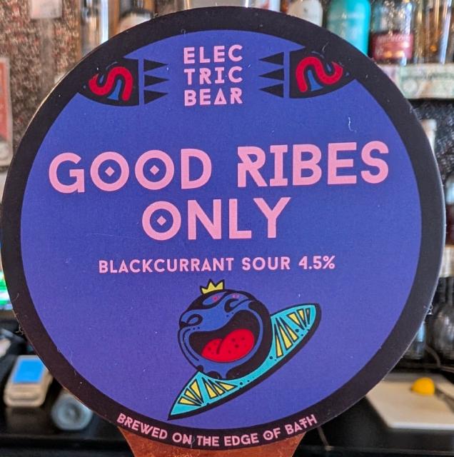 Good Ribes Only 6.8%, Electric Bear Brewing Co., England