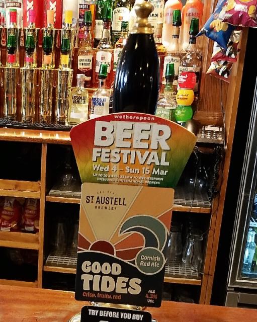 good tides 4.3%, St Austell Brewery, England