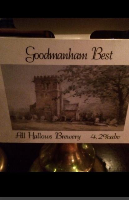 Goodmanham Best 4.2%, All Hallows Brewery, England