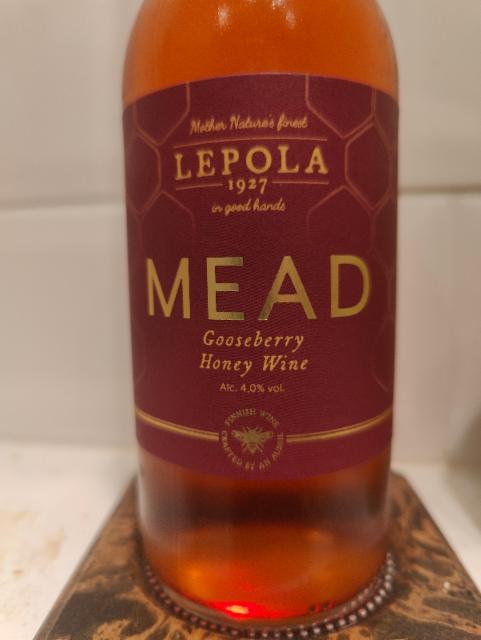Gooseberry Honey Wine 4.0%, Lepola Drinks, Finland