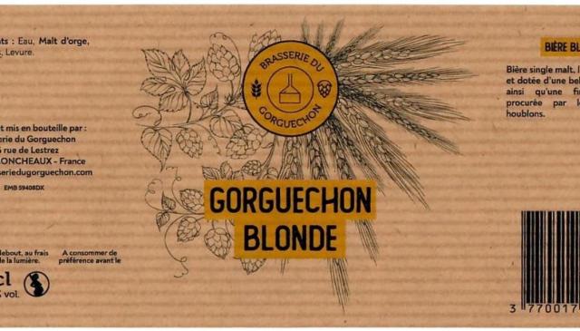 Gorguechon Blonde 4.6%, Brasserie Du Gorguechon, France