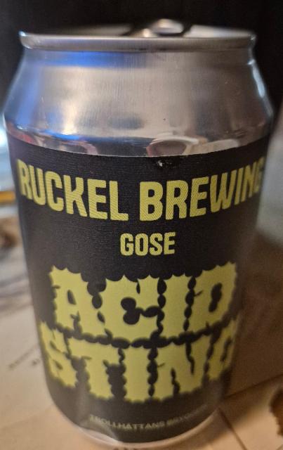 Gose Acid Sting, Ruckel Brewing