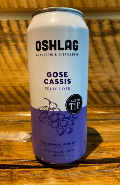 Oshlag Gose Cassis 4.5%, Oshlag Brasserie & Distillerie, Canada
