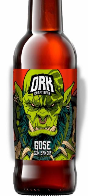 gose con sandia 4.7%, Ork Craft Beer, Spain
