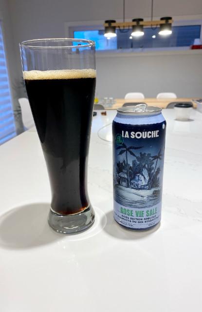 Gose Vie Sale Édition Noire 4.0%, La Souche Microbrasserie, Canada