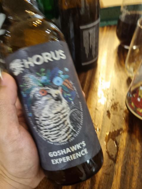 goshawk's experience 13.3%, Horus Aged Ales, United States