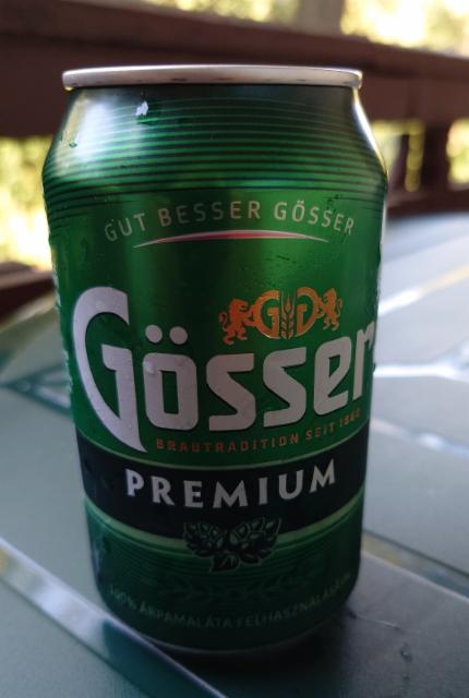 gösser premium 5.0%, Soprony Brewery (Heineken Hungária), Hungary