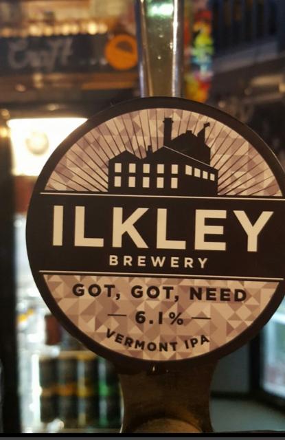 Got, Got, Need 6.1%, The Ilkley Brewery, England
