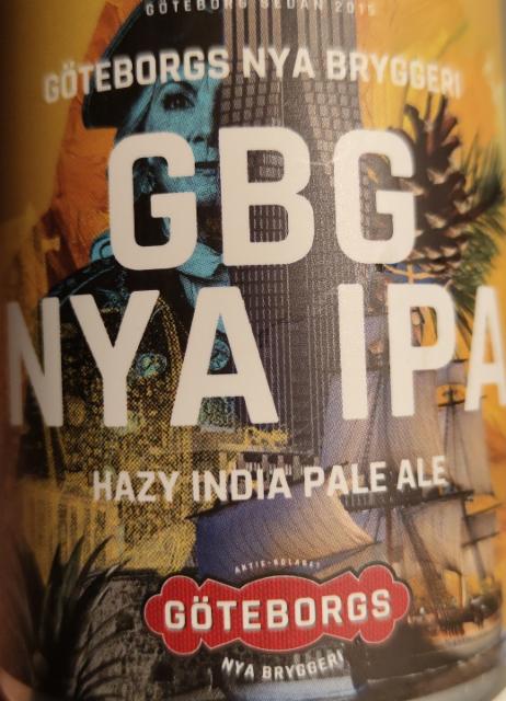 göteborg nya ipa 6.5%, Göteborgs Nya Bryggeri, Sweden