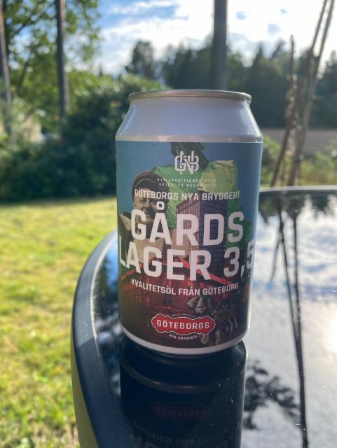 Göteborgs Gårdslager 3.5%, Göteborgs Nya Bryggeri, Sweden
