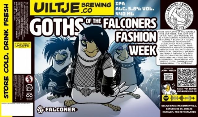 Goths Of The Falconers Fashion Week 5.8%, Uiltje Brewing Co, Netherlands