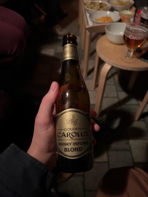 Gouden carolus whisky infused blond 10.7%, Brouwerij Het Anker, Belgium