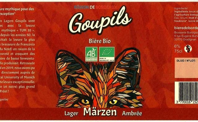 Goupils Märzen 6.0%, La Burdigala, France