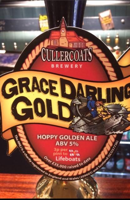 Grace Darling Gold 5.0%, Cullercoats Brewery, England