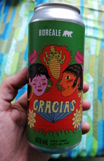 Gracias (Mexican Lager) 4.8%, Boréale - Brasseurs du Nord, Canada