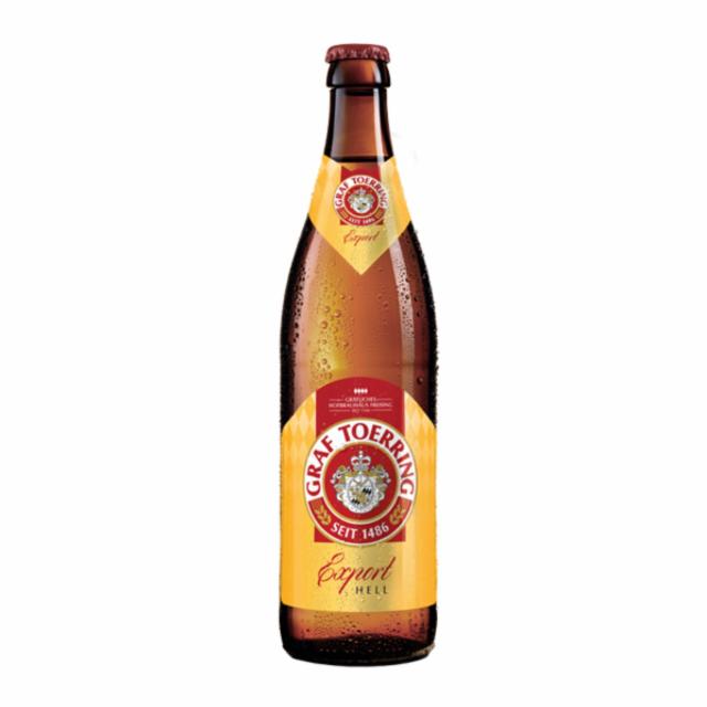 Graf Toerring Export Hell 5.6%, Gräfliches Hofbrauhaus Freising, Germany