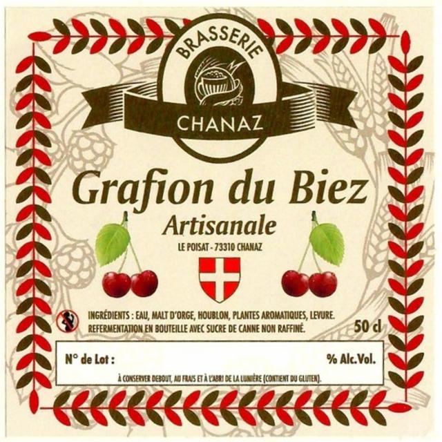 Grafion Du Biez 5.0%, Brasserie Chanaz, France