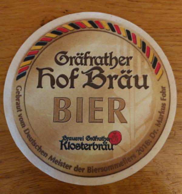Gräfrather Pils 5.0%, Gräfrather Klosterbräu, Germany