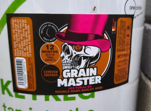 grain master #2 tokaj ba 13.0%, Brewery De Meester, Belgium