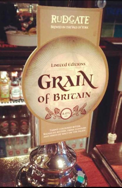 Grain Of Britain 4.0%, Rudgate Brewery, England